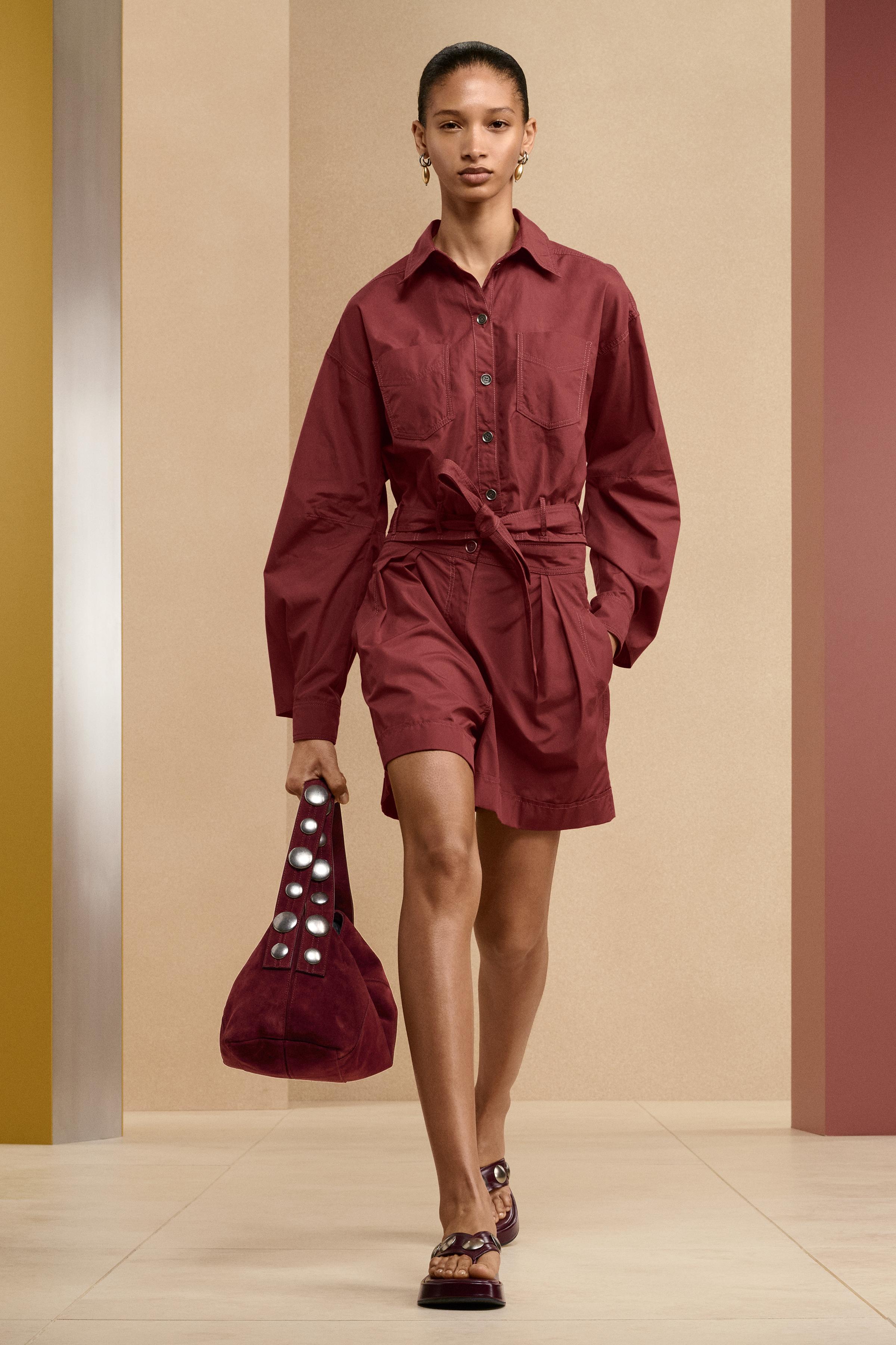 LC SHRT 14 - Maroon | ZARA United States
