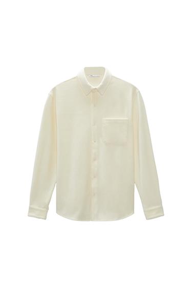CORDUROY-EFFECT SHIRT