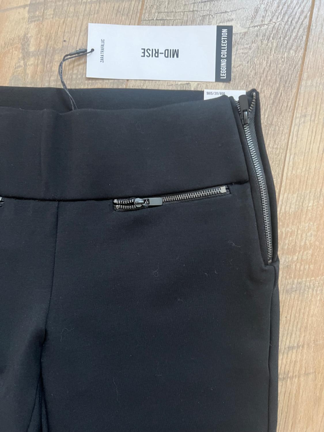 MID-RISE LEGGINGS WITH ZIPPERS - Image 3