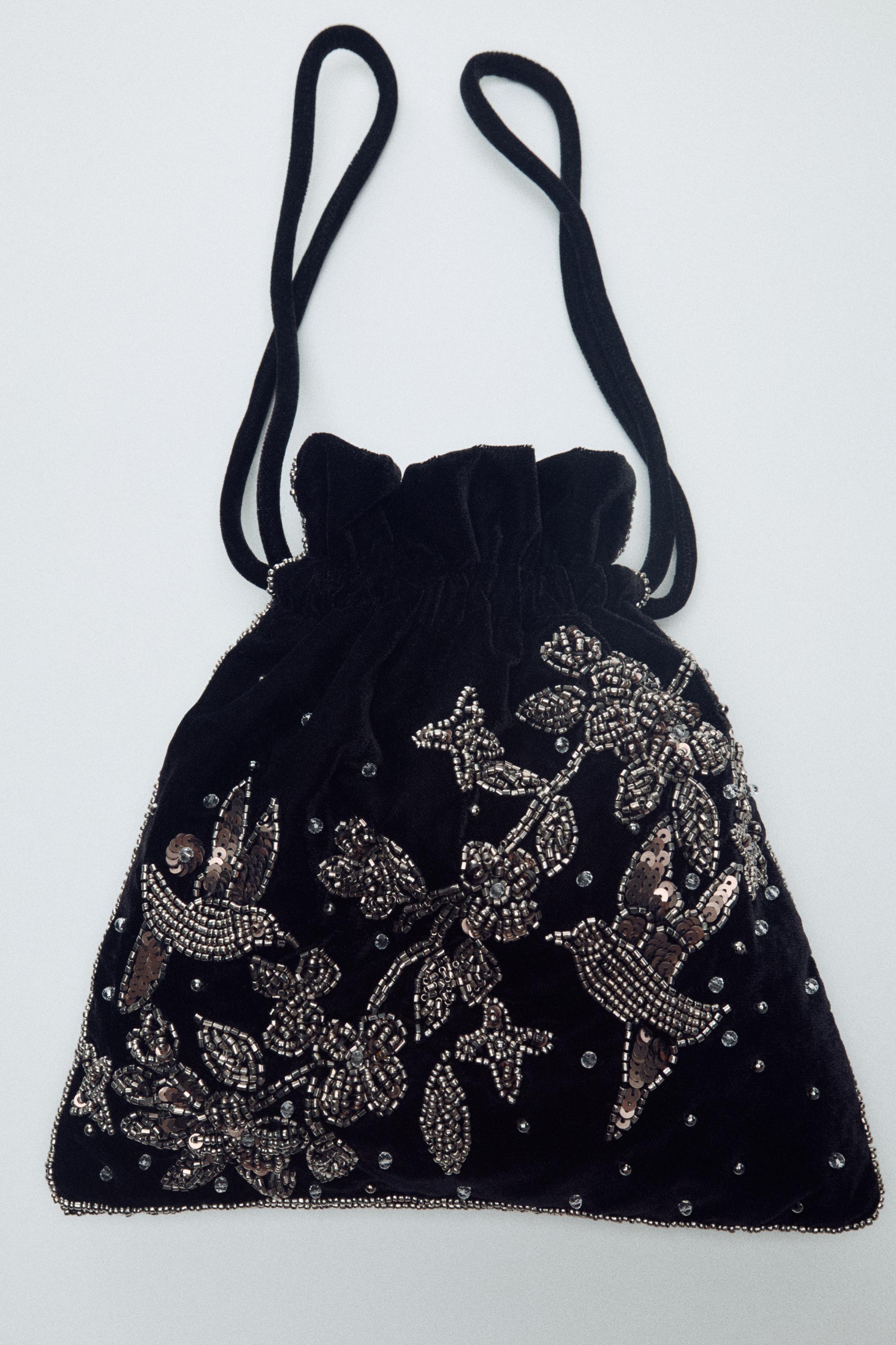 Embroidered Mini Bag by Zara