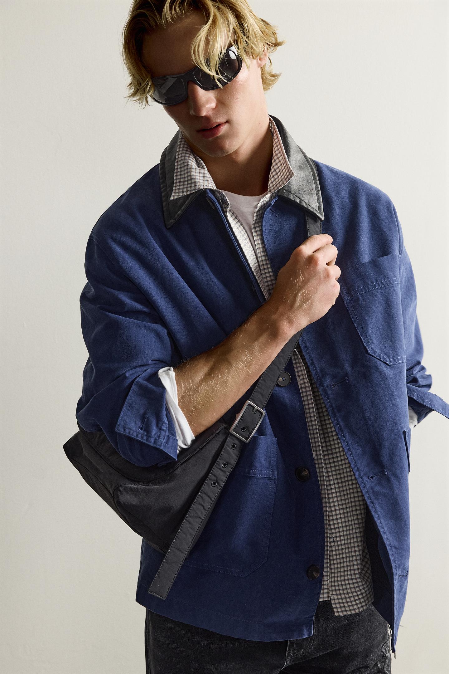 Сумка Zara Nylon Crossbody, цвет: Чёрный — фото 1