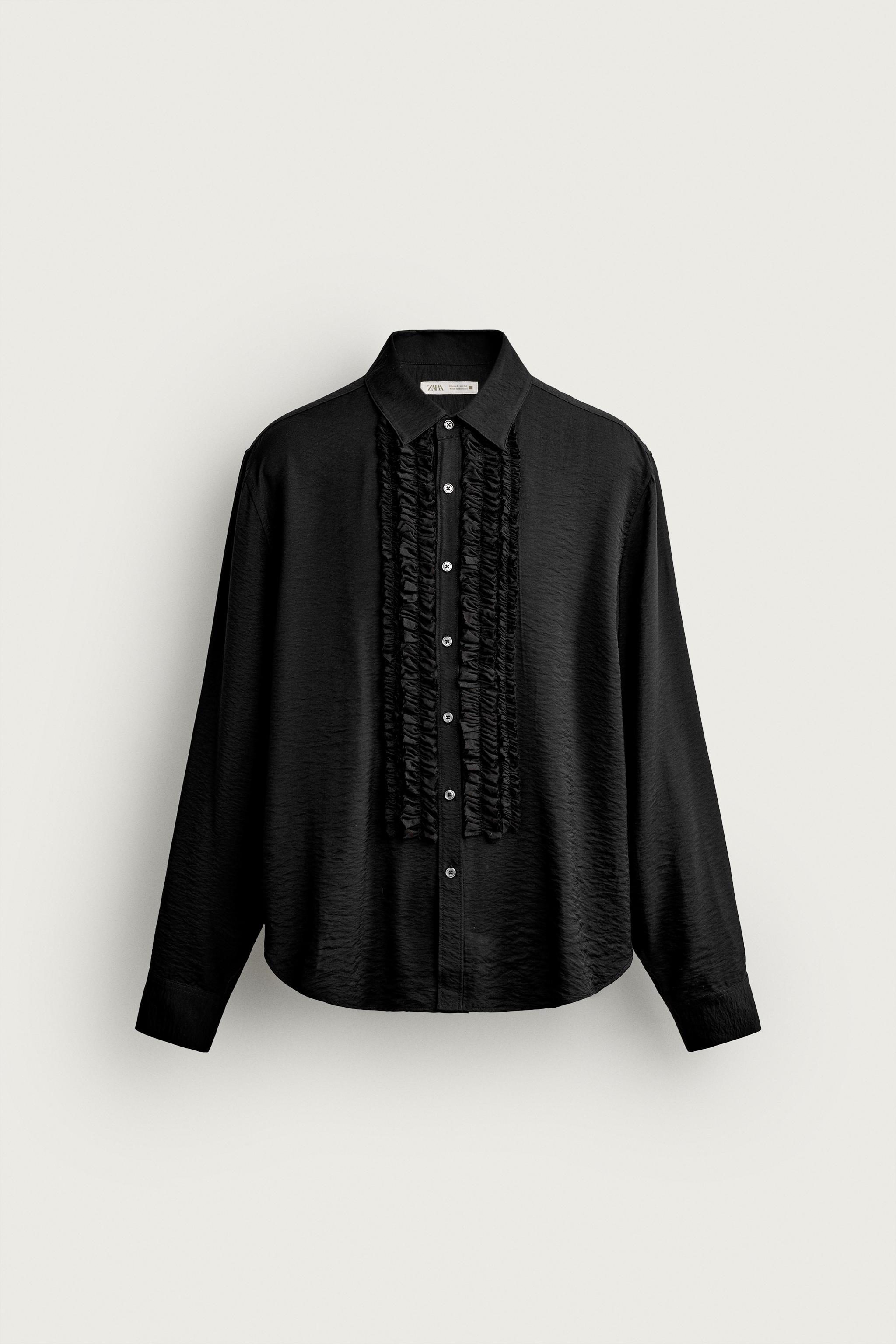 CHEMISE FLUIDE À JABOTS