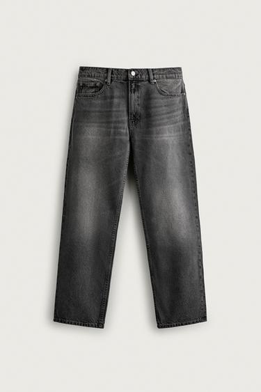 Zara BASIC SLIM FIT JEANS - Gray