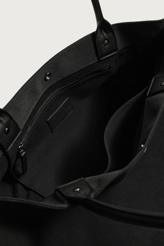 SAC SHOPPER AARON LEVINE X ZARA - Noir de Zara - Image 6