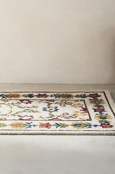 TAPPETO IN LANA STILE VITTORIANO - Multicolore di Zara