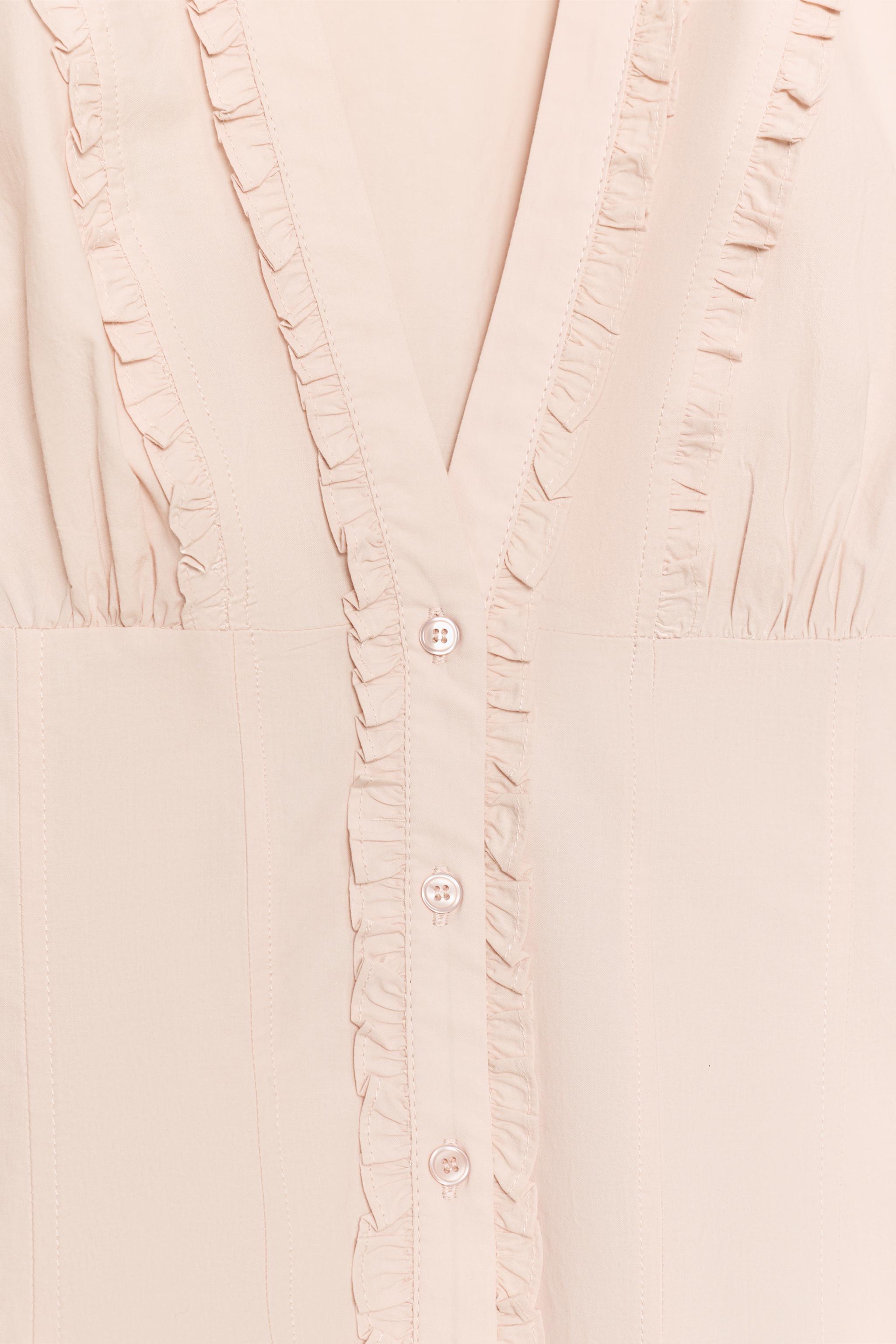 POPLIN SHIRT WITH TIE OPENING