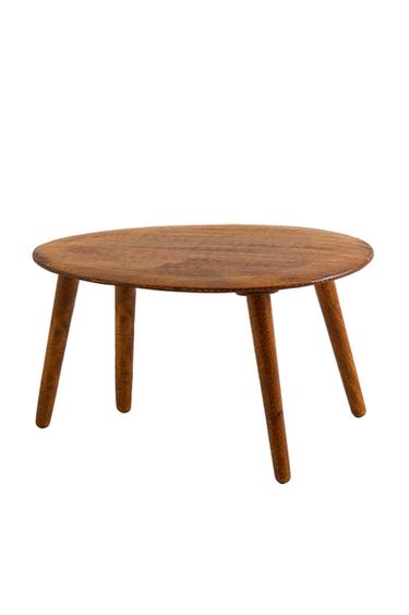 Zara BEVELED WOOD COFFEE TABLE - Brown