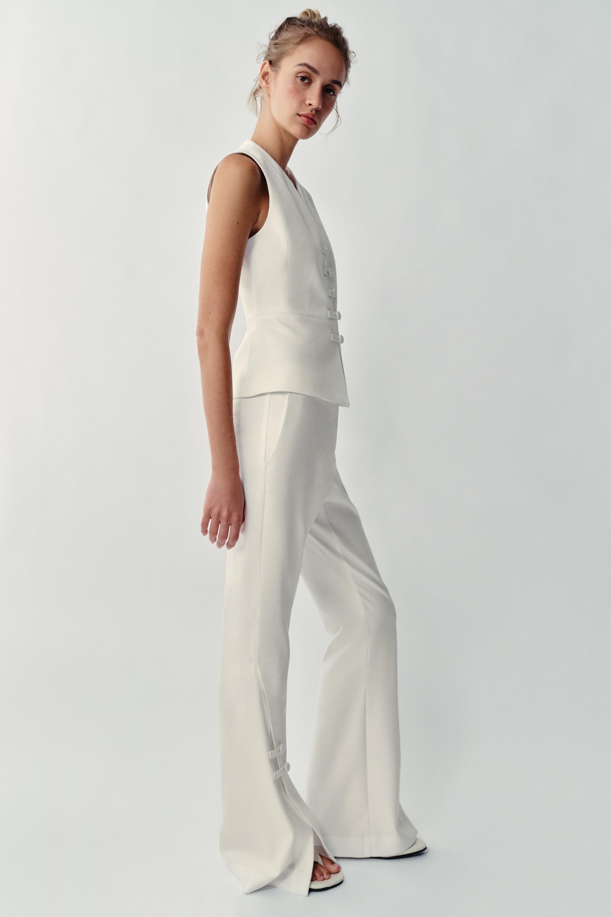 Женские жилеты Zara PEPLUM VEST — фото 5