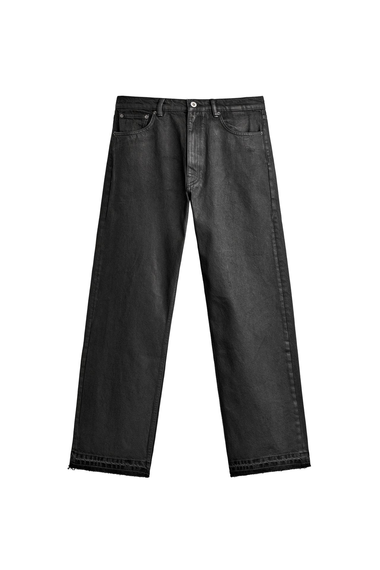 ДЖИНСЫ LOOSE FIT С ВОСКОВЫМ ЭФФЕКТОМ