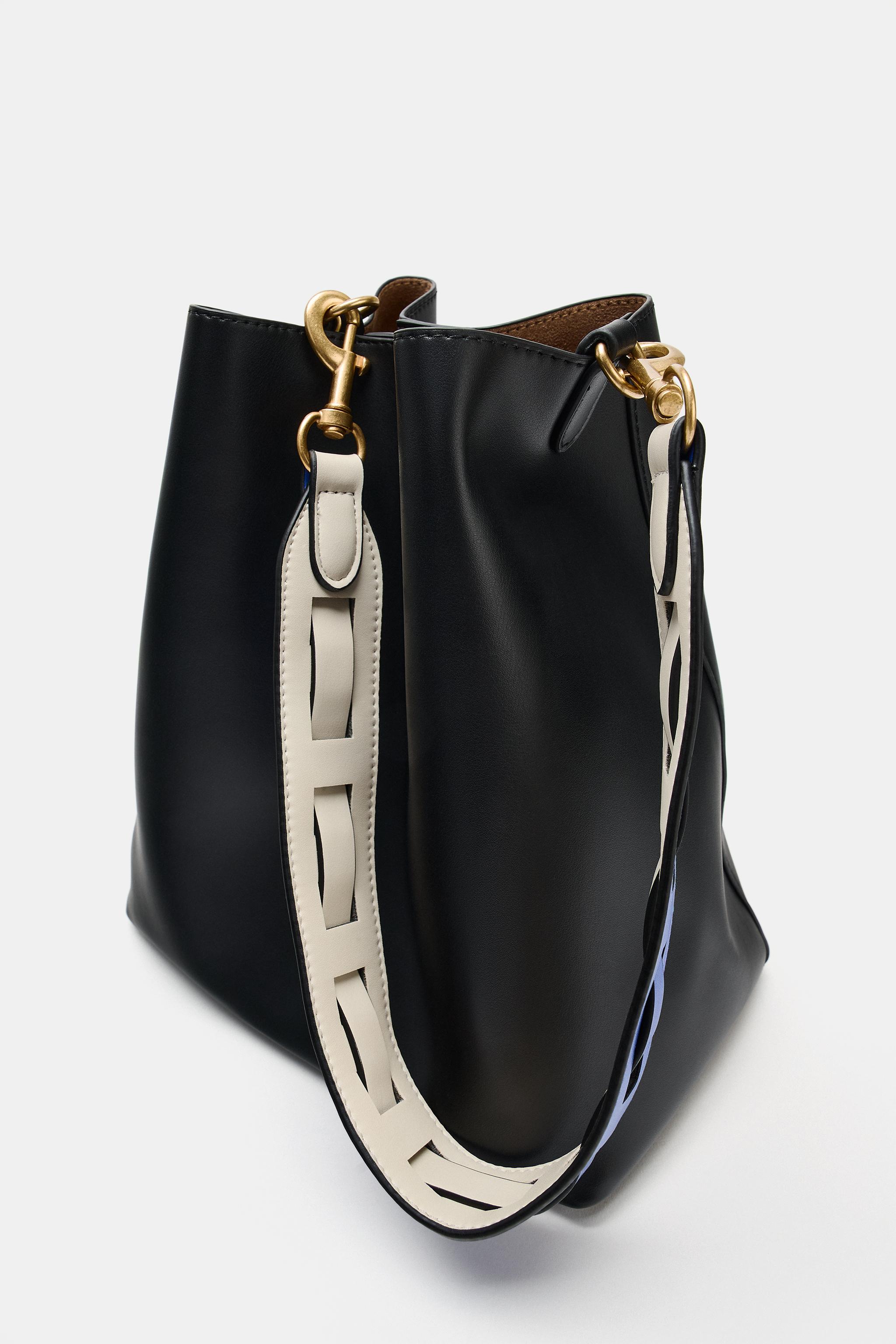 Женские сумки Zara BUCKET WITH HANDLE DETAIL — фото 2