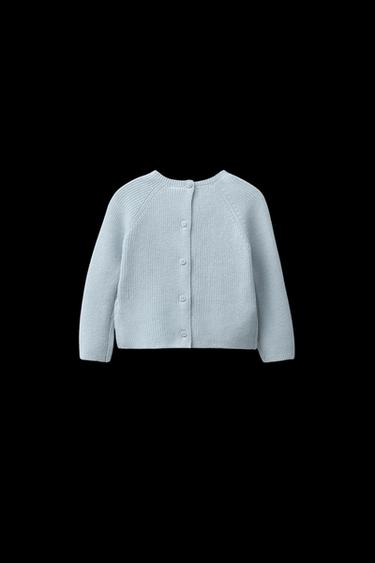 PERLSTRICKPULLOVER MIT ELEFANTENSTICKEREI - Himmelblau von Zara