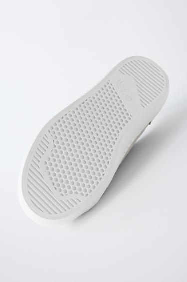 SOFT SNEAKERS - Ecru White by Zara - Image 6