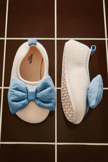 BAILARINA ESCARPÍN LAZO - Rosado de Zara