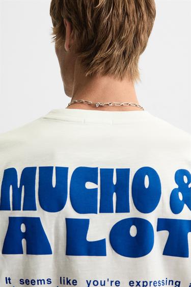 SLOGAN PRINT T-SHIRT - White by Zara
