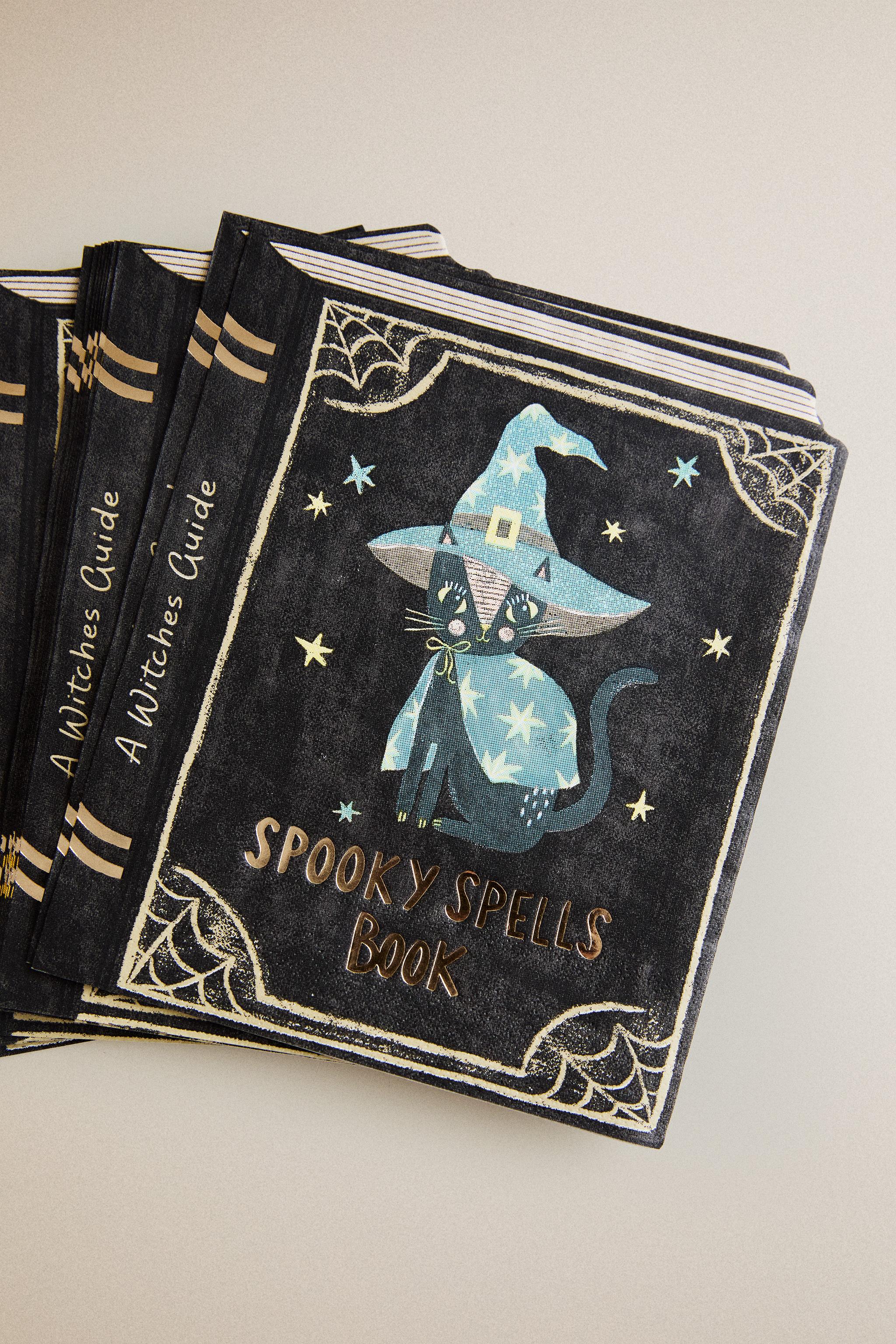 Kids HALLOWEEN SPELLBOOK PAPER NAPKINS (SET OF 20)