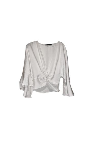 KNOTTED CROP TOP