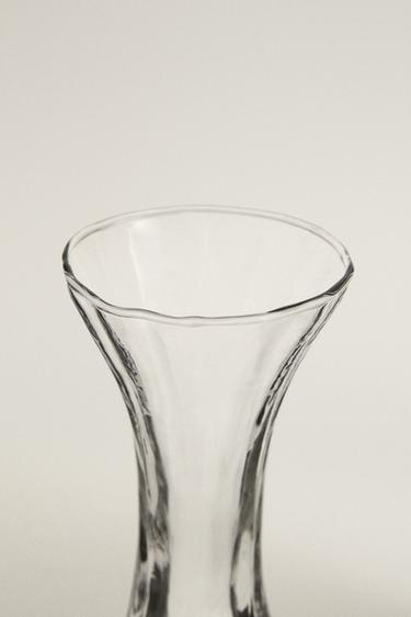 CARAFE À VIN VERRE RELIEF - Transparent de Zara - Image 1
