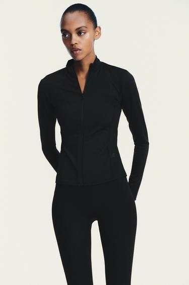 VESTE SEAMLESS POLYAMIDE - Noir de Zara - Image 2