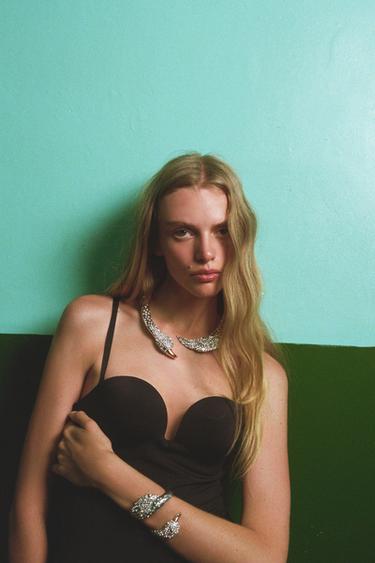 SWAN JEWEL BRACELET - Silver by Zara