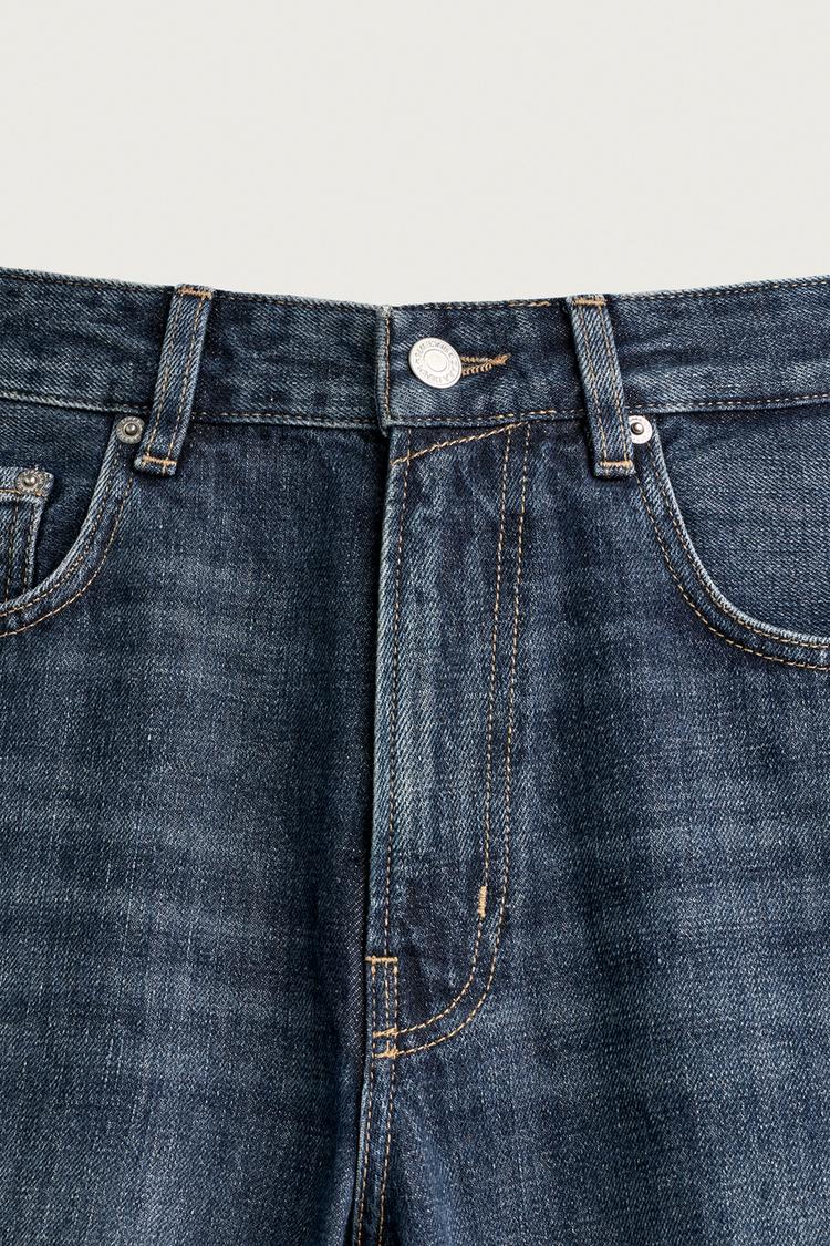 Jeans cropped de corte holgado 8