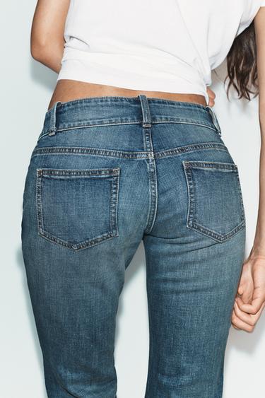 TRF LOW-RISE BOOTCUT JEANS - Blue by Zara - Image 5
