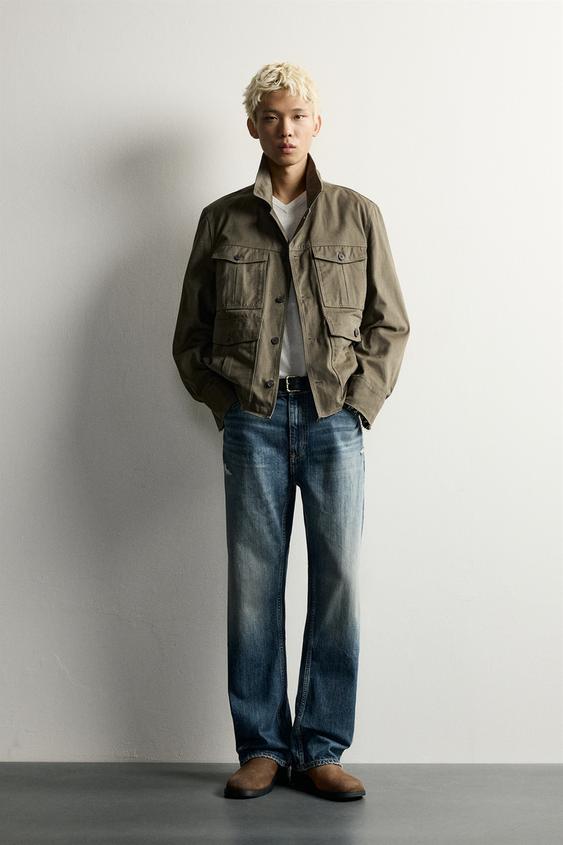 TEXANS FLARE FIT - Blau clar de Zara - Imatge 0