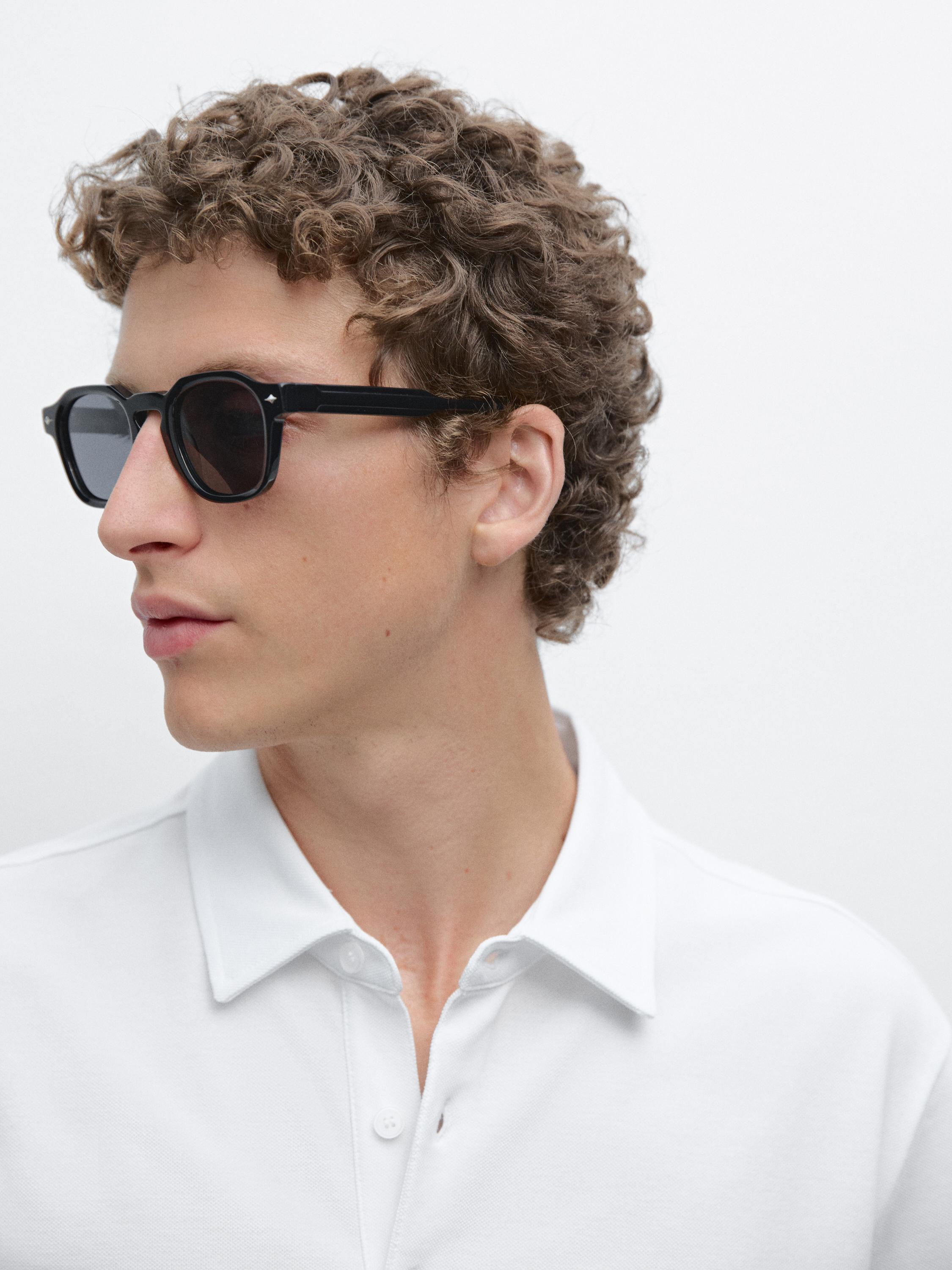 Piqué textured 100% cotton polo shirt