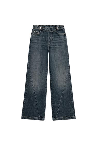 Z1975 FLARE MID-WAIST JEANS WITH BUTTONS