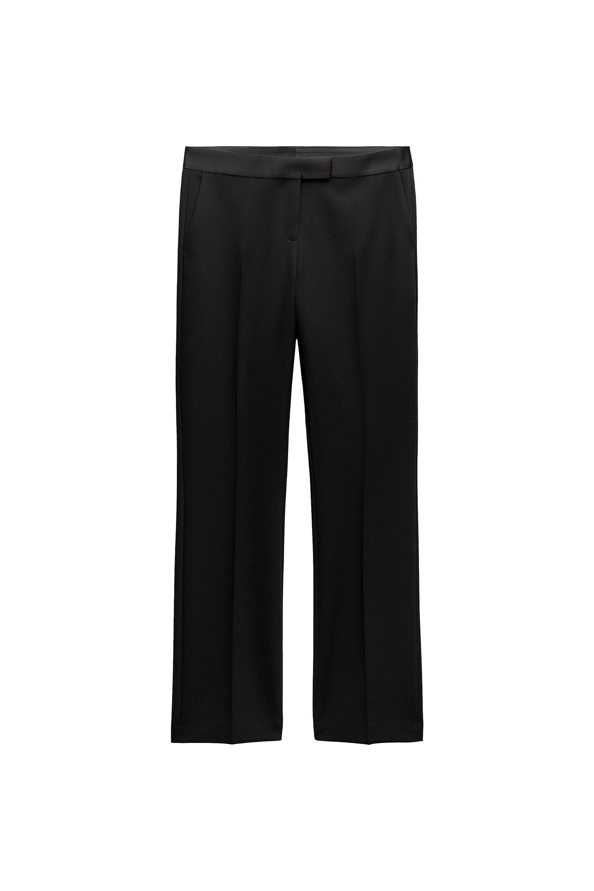 PANTALÓN CINTURA COMBINADA SATINADA