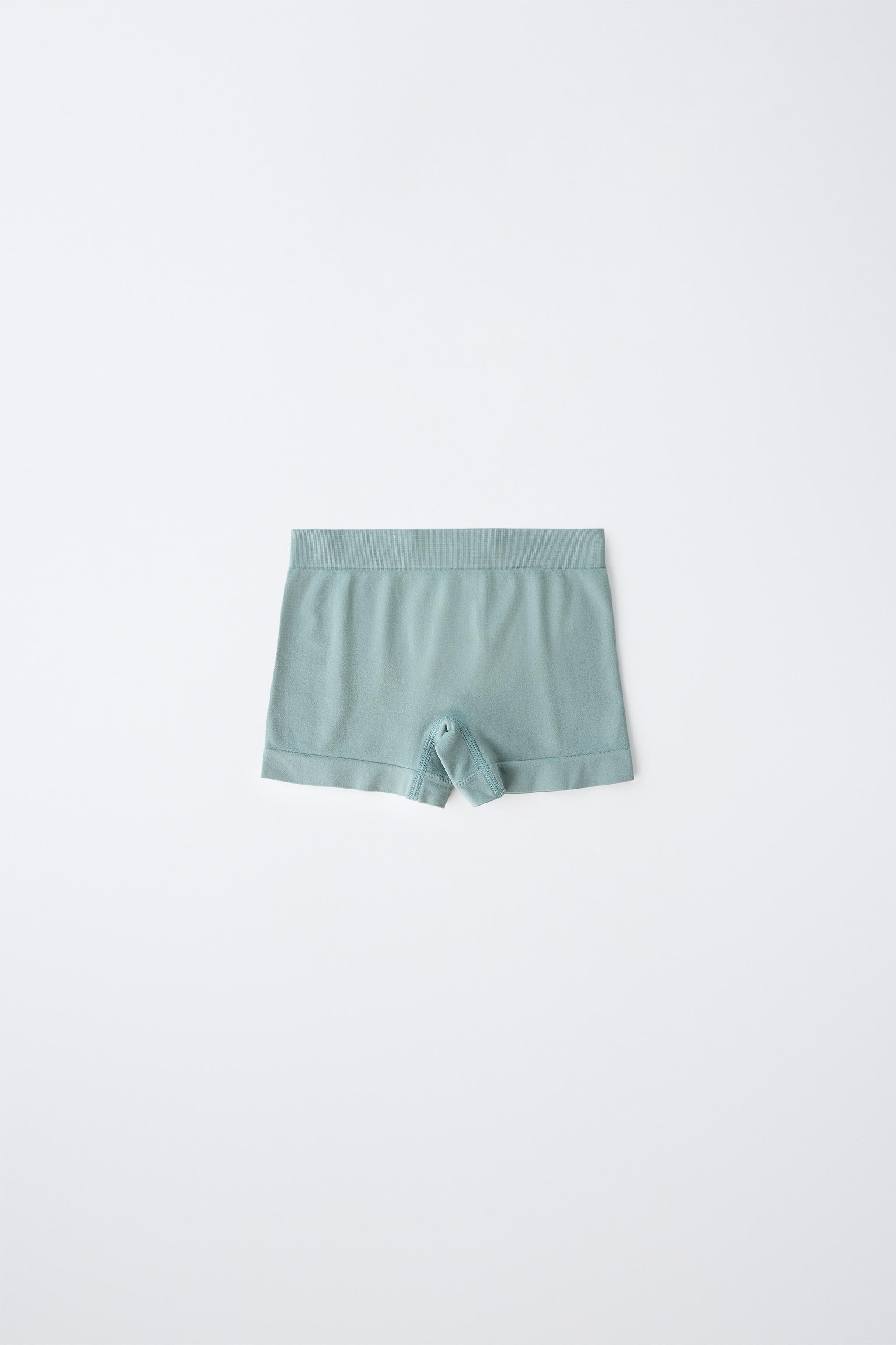 Трусы-шортики AGES THREE-PACK для детей, без швов — Zara — фото 3