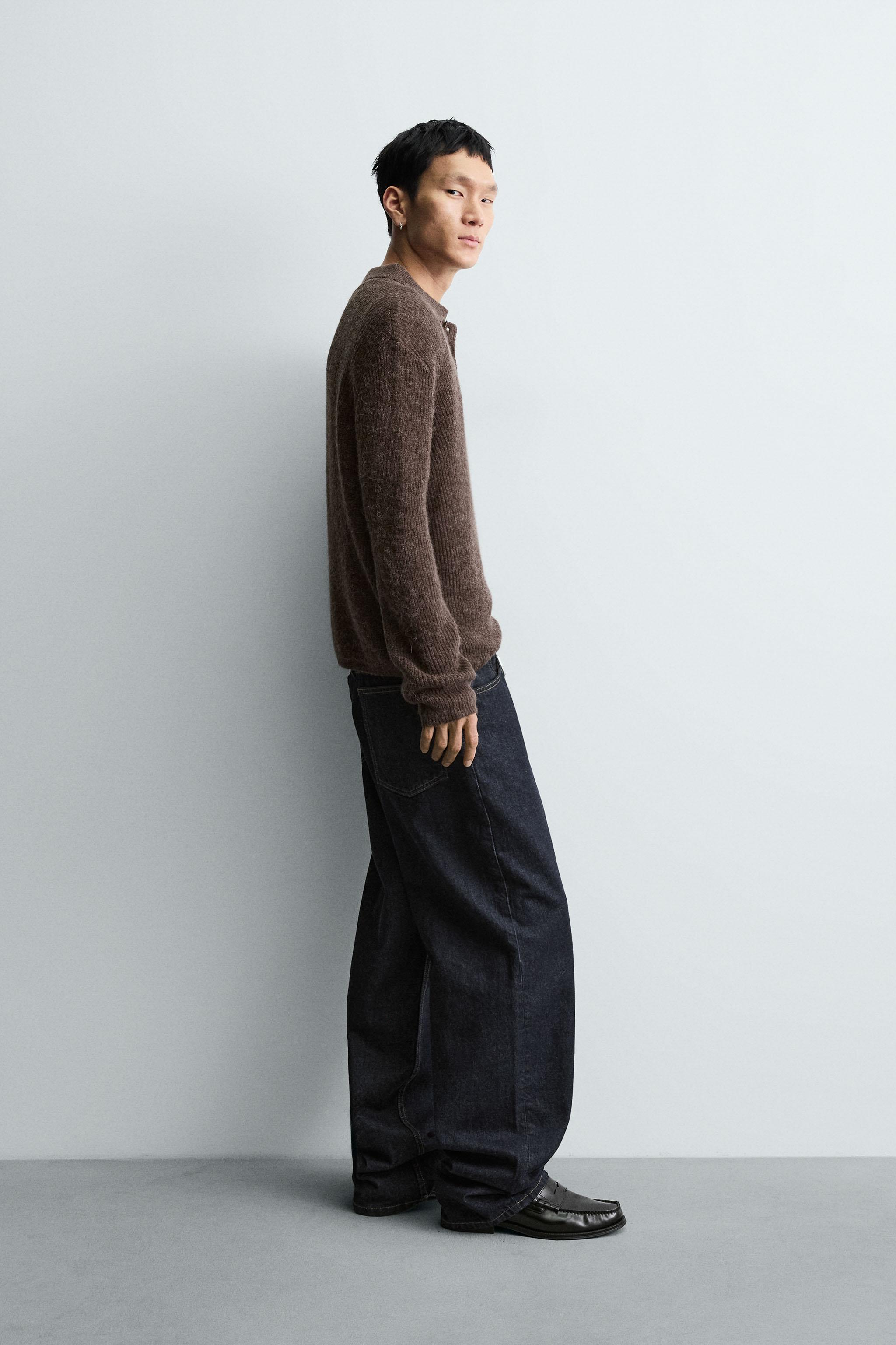 TEXTURED KNIT POLO SHIRT