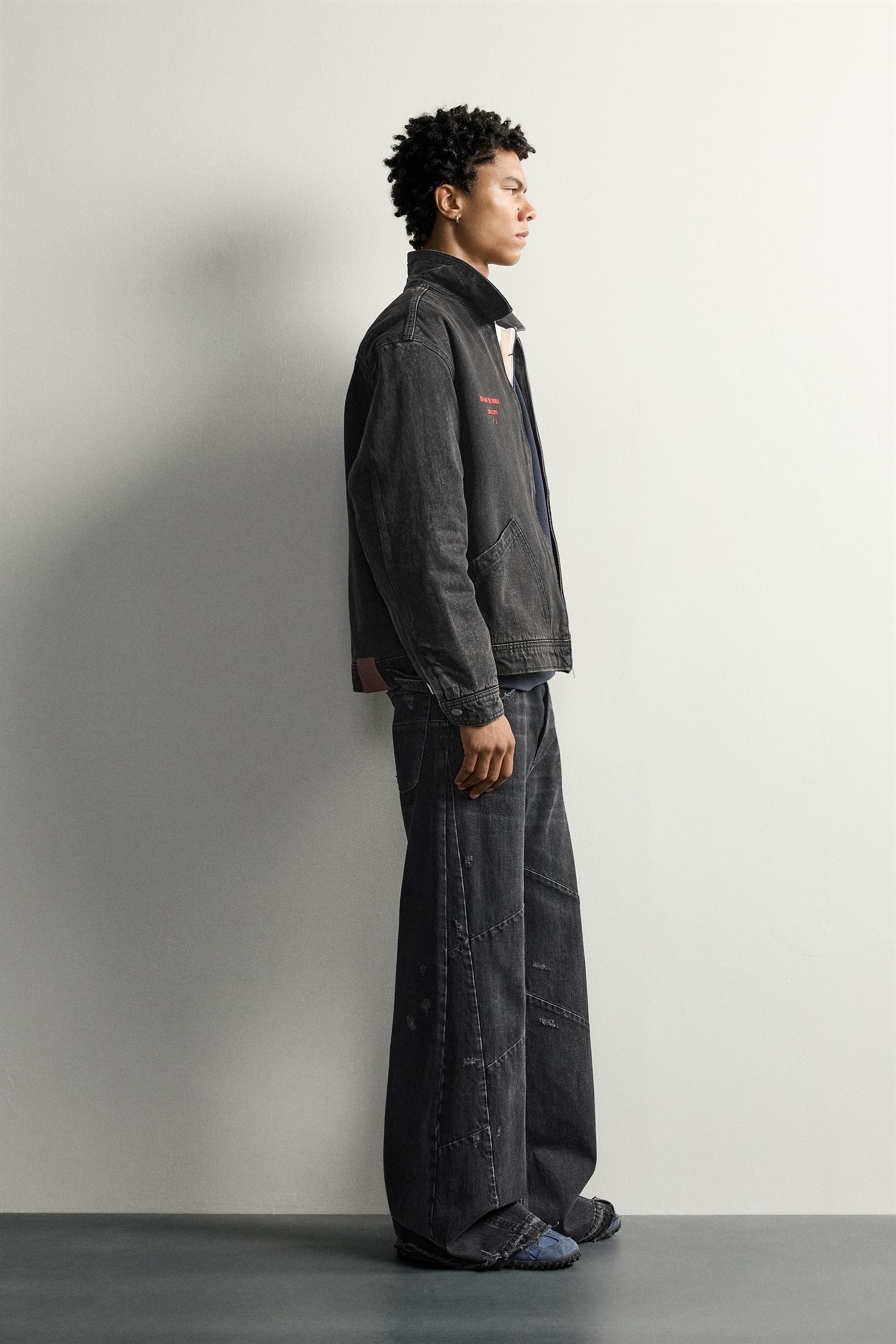 VESTE EN JEAN MATELASSÉE BRODÉE
