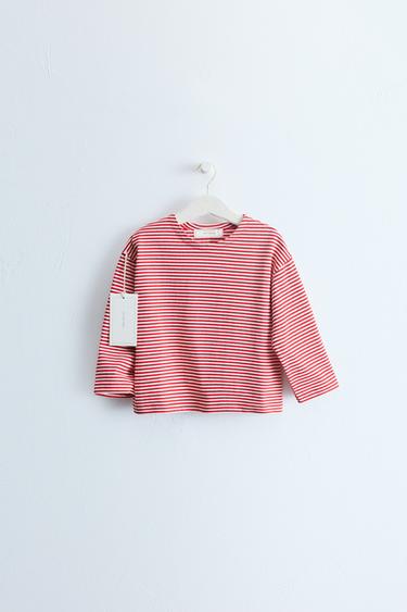 ZARA TIMELESS - SAMARRETA AMB ESTAMPAT DE RATLLES - Blanc / Vermell de Zara