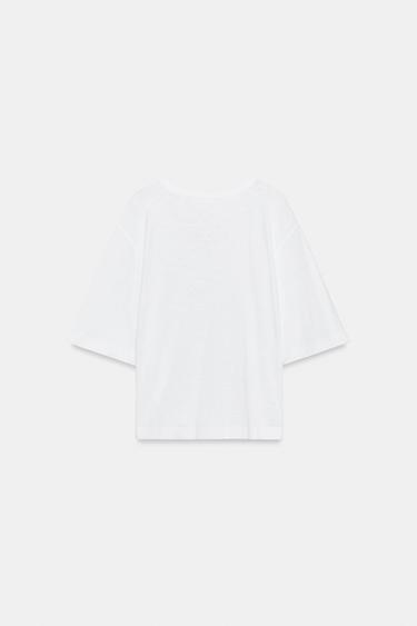 MAJICA Z V-IZREZOM - Bela od Zare