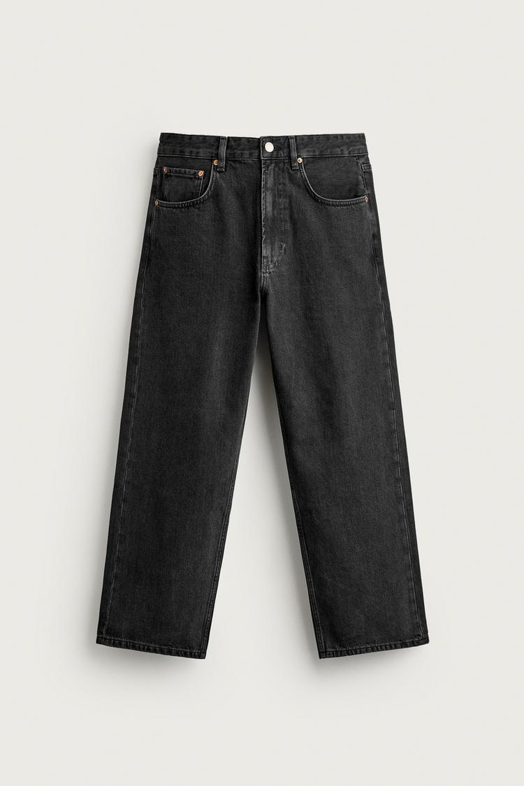 LOOSE-FIT CROPPED JEANS