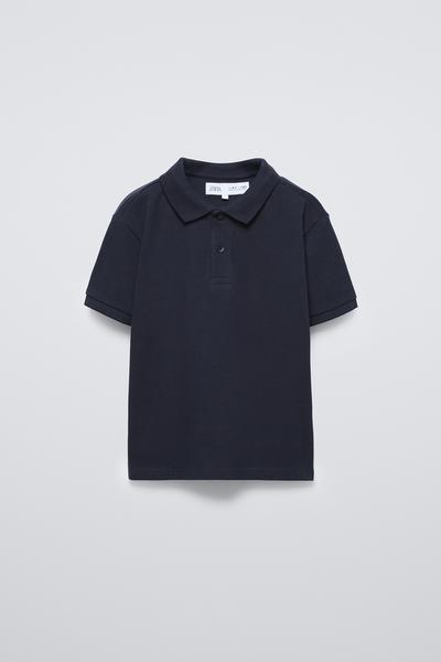 BASIC DÜZ POLO YAKA T-SHIRT_0