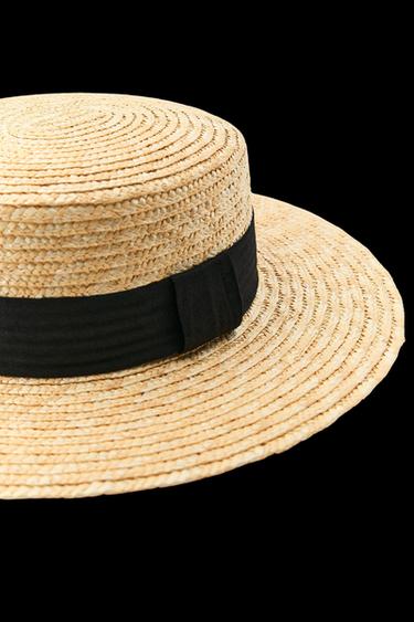 HAT WITH CONTRAST BAND - Light beige by Zara