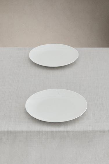 HEMSTITCHED COTTON TABLECLOTH - White by Zara - Image 1