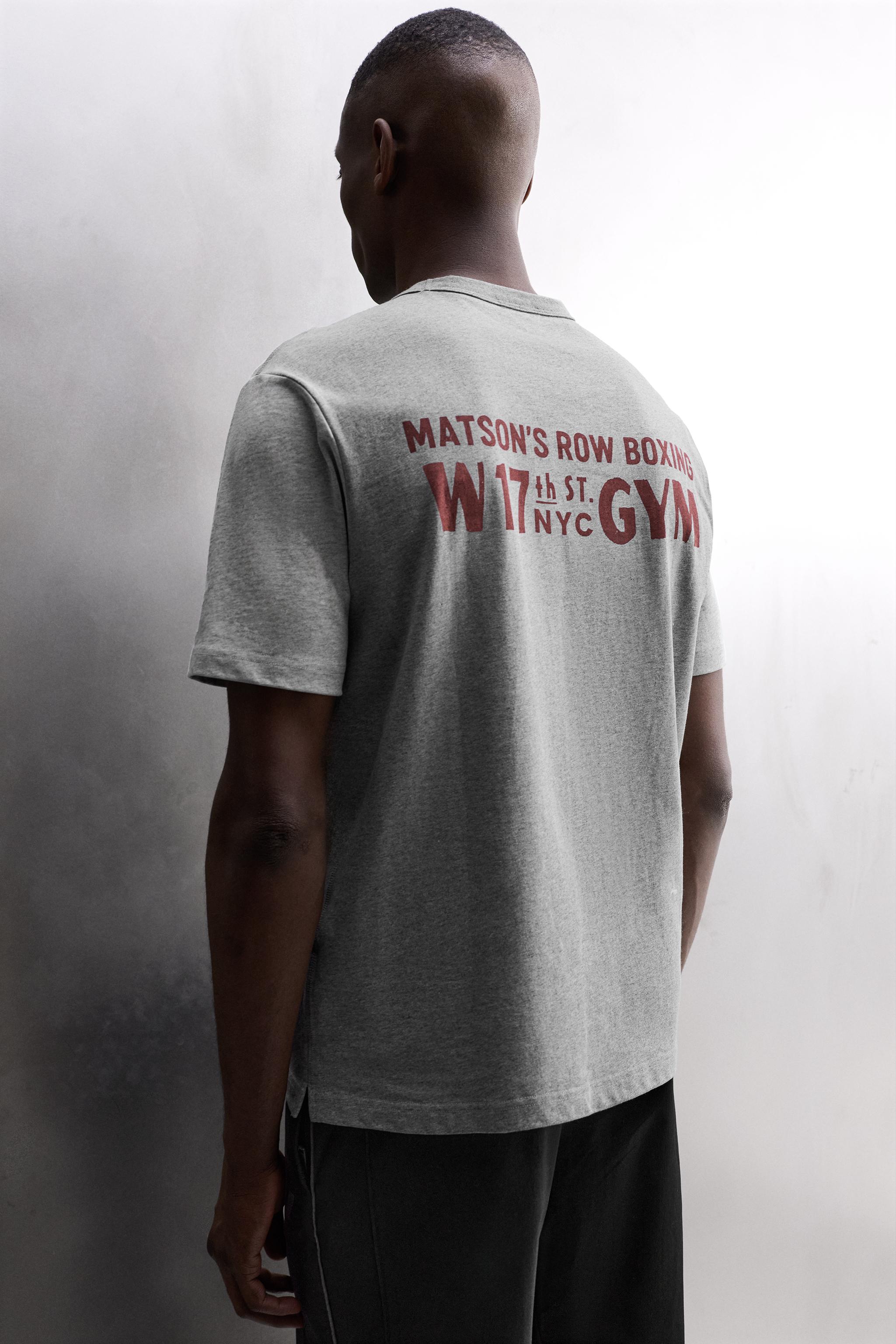 T-SHIRT COLOR BLOCK BRODÉ