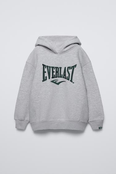 MOLETOM COM CAPUZ EVERLAST © WORLDWIDE INC - Cinza-vigoré da Zara - Imagem 0