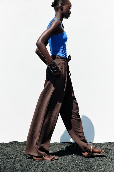 HALTER KNIT TOP - Blue by Zara - Image 4