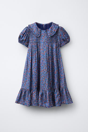 FLORAL DRESS - Blue by Zara