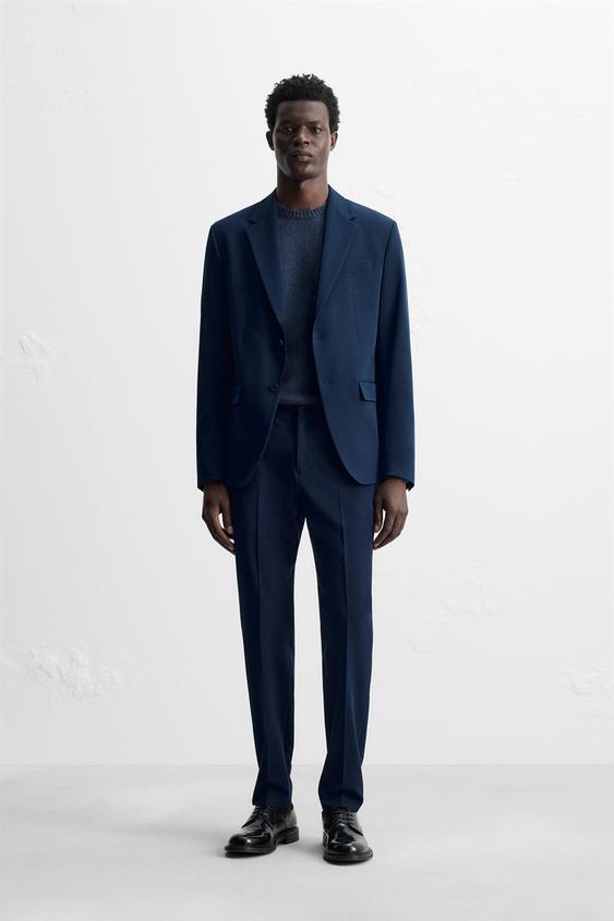 Slim Fit Completi Zara Uomo Men's Blue And Navy Suits ZARA Hungary