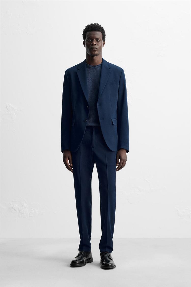 Slim Fit Americana Terciopelo Hombre Zara Blazer Ropa De Caballero