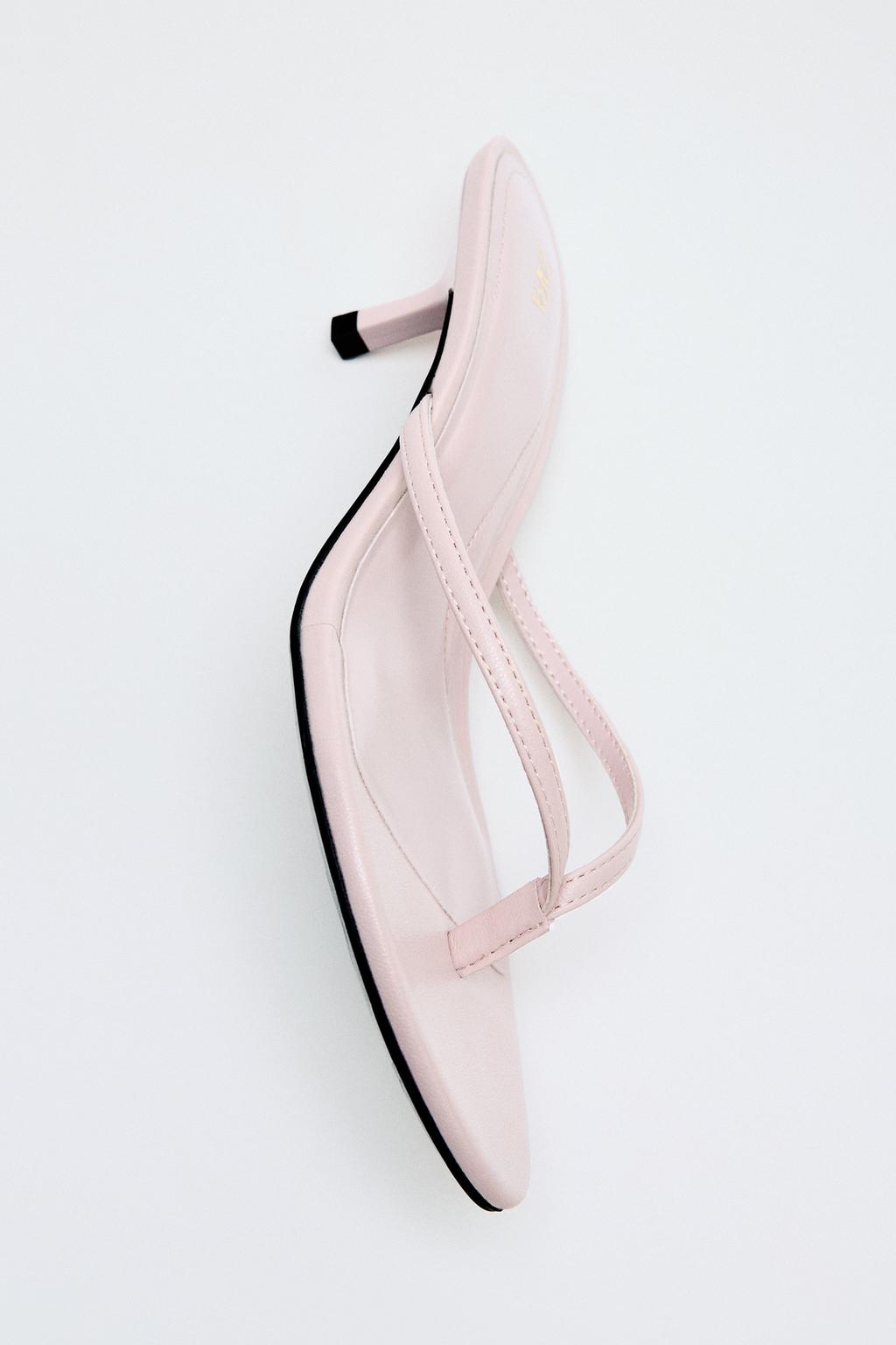 KITTEN-HEEL SANDALS