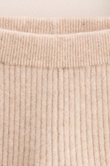 ZARA TIMELESS - 100% CASHMERE LEGGINGS - Ecru by Zara - Image 2