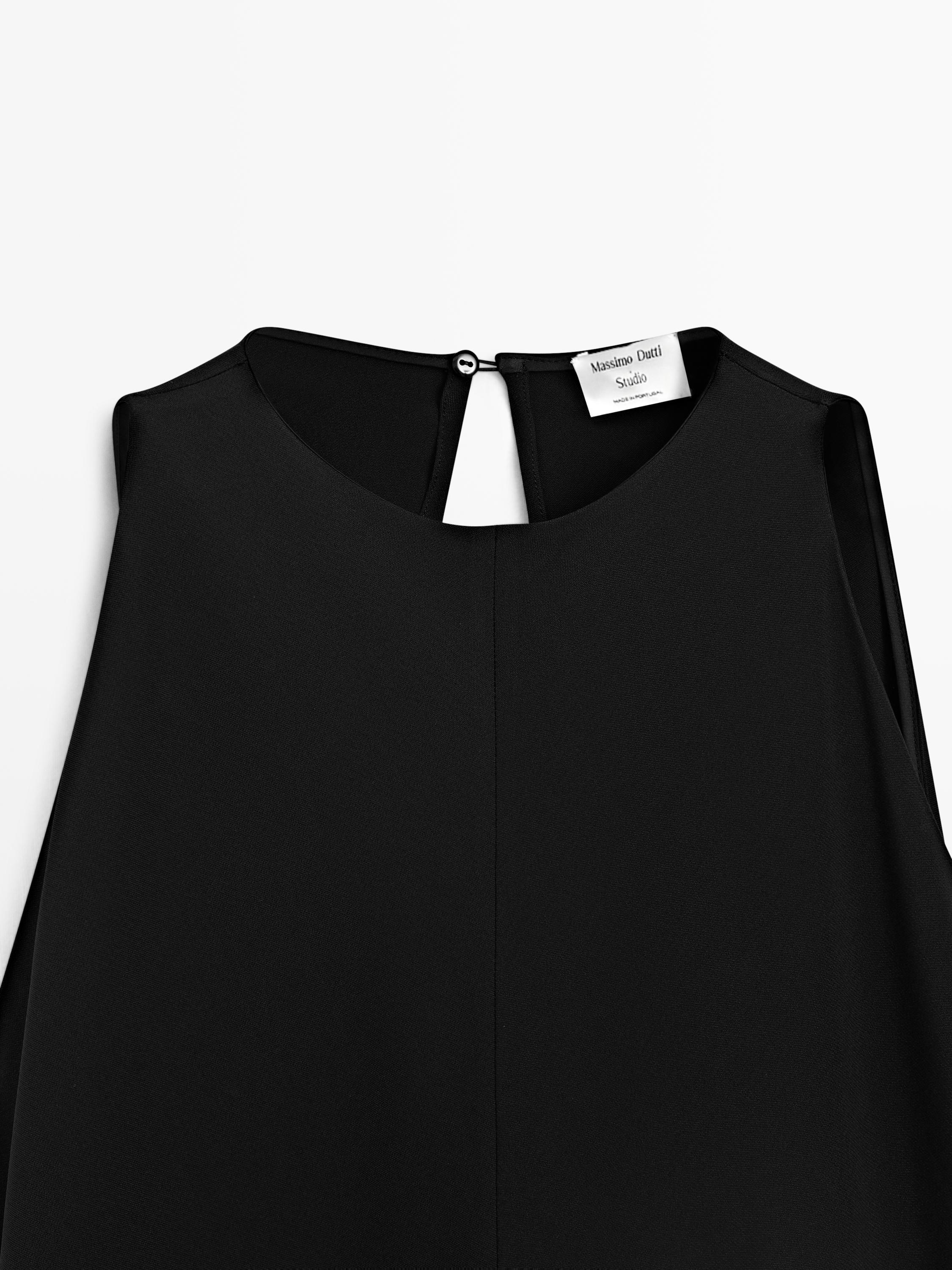 Pleated midi dress
