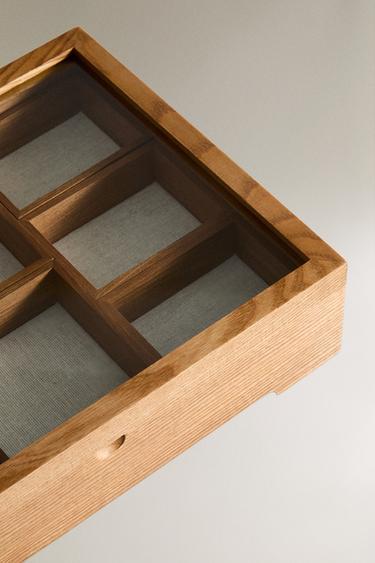 BOÎTE À BIJOUX EN BOIS - Marron de Zara - Image 2