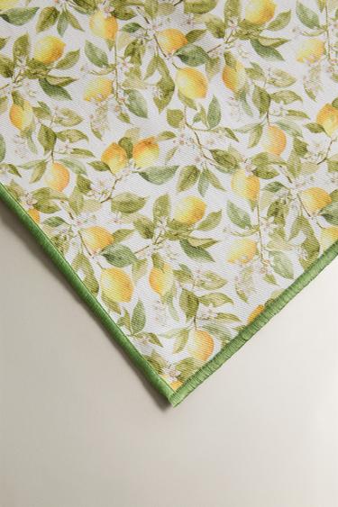 NAPPE COTON RÉSINE CITRONS - Verts de Zara - Image 3
