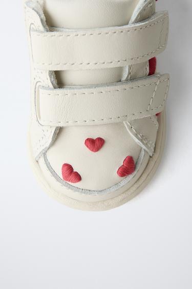 HEART BAREFOOT PLIMSOLLS - White by Zara - Image 5